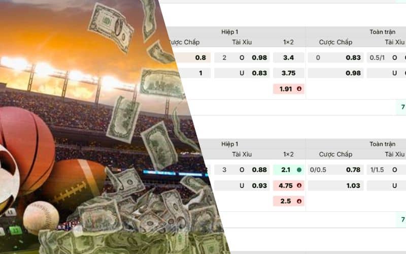 Kèo tài xỉu 3.75 là một dạng kèo tổng số bàn thắng
