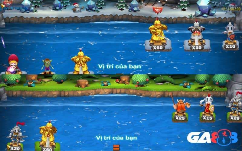 Đoạt Bảo Truyền Kỳ có 3 sảnh cược cho người chơi